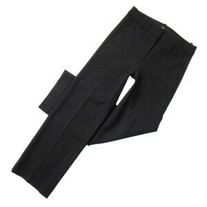 NWT J.Crew High Rise Peyton Crop in Black Wide Leg Four-Season Stretch Pants 0T